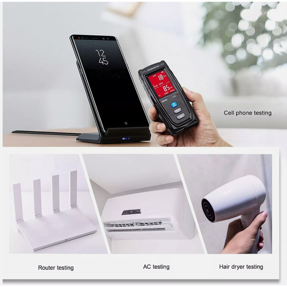 ERICKHILL EMF Meter, Rechargeable Digital Electromagnetic Field Radiation Detect - Picture 3 of 6
